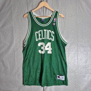 VTG Champion Paul Pierce #34 Boston Celtics Jersey Mens XL 48 Green NBA